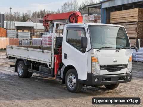 Nissan Atlas с КМУ · Манипулятор · 4 т — перевозчик Владислав, Тула